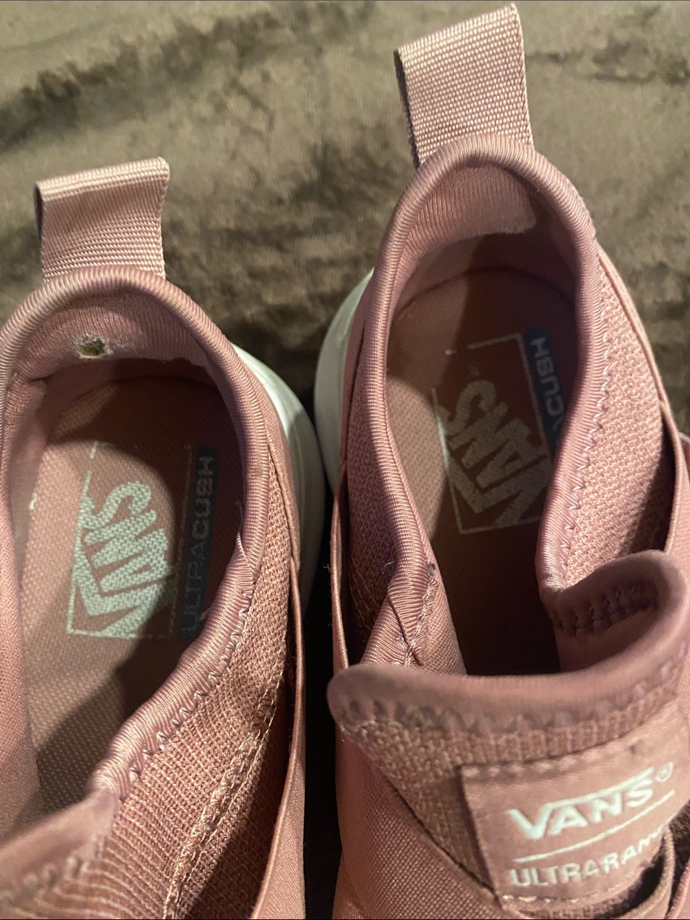 Vans UltraRange Slip-On Sneakers in Dusty Rose Pink - Picture 2 of 2